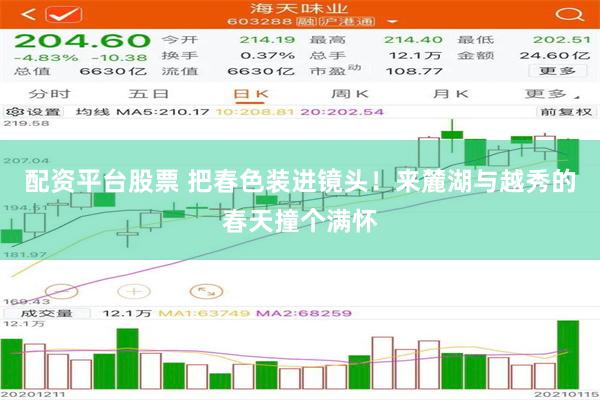 配资平台股票 把春色装进镜头！来麓湖与越秀的春天撞个满怀