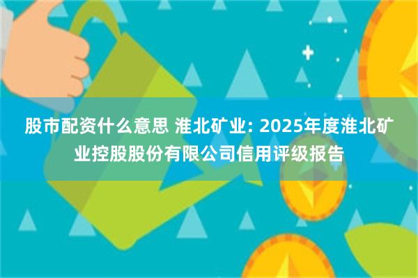 股市配资什么意思 淮北矿业: 2025年度淮北矿业控股股份有限公司信用评级报告