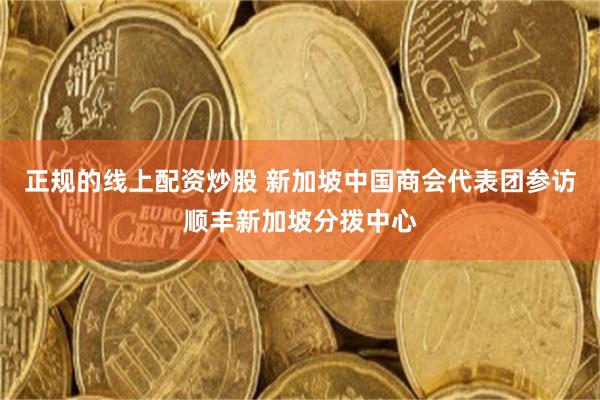 正规的线上配资炒股 新加坡中国商会代表团参访顺丰新加坡分拨中心